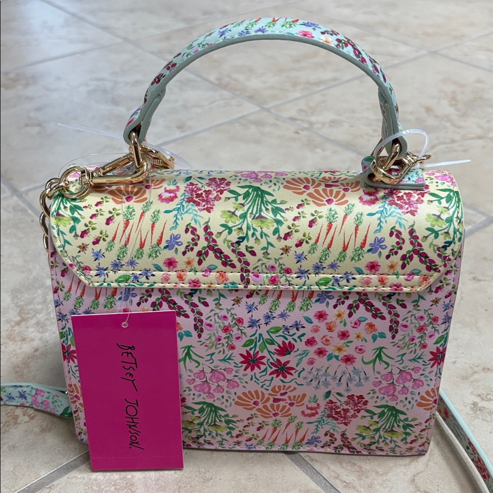 Betsey Johnson Floral Handbag - Picture 6 of 16